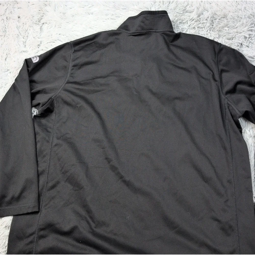 The North Face Sweatshirt Mens XXL Black Half Zip Outdoors Comfort Construction